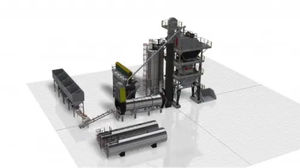stationary asphalt plant