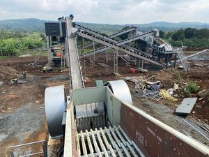 jaw crushing and screening plant