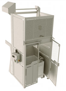 bulk material lifting unit
