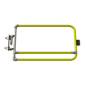 powder-coated steel gate