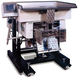 semi-automatic counting-weighing machine