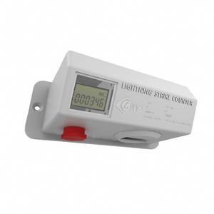analog lightning strike counter