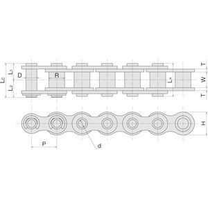 hollow-pin chain 1