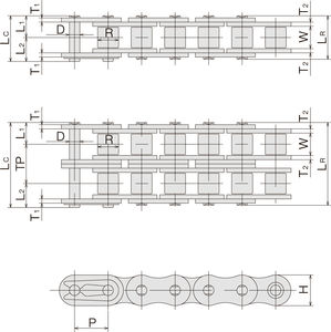 nickel-plated chain