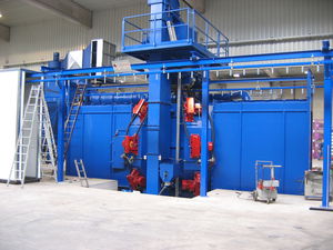 hook shot blasting machine