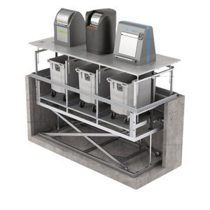 stainless steel waste container
