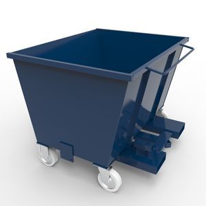 metal waste container