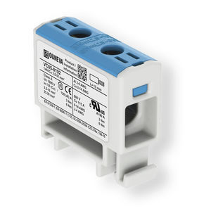 DIN rail-mounted terminal block 1