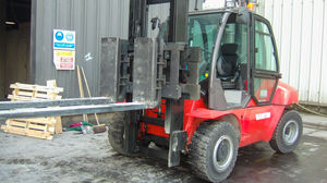 forklift truck side shifter