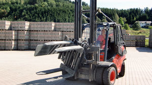 forklift truck handling clamp