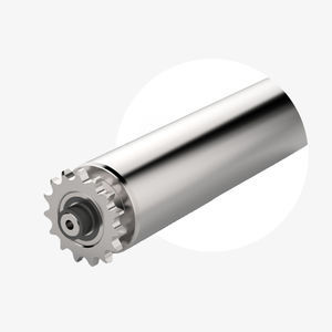 single-sprocket conveyor roller