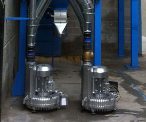 continuous pneumatic conveying system