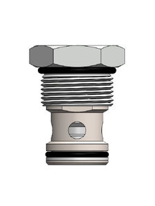 poppet check valve 1