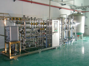 ultra-pure water purification unit for the pharmaceutical industry
