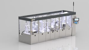 packaging line for the pharmaceutical industry