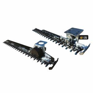 excavator mounted hedge trimmer