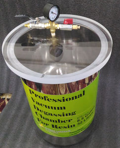 degassing vacuum chamber