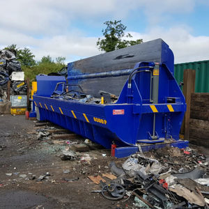 scrap metal baling press
