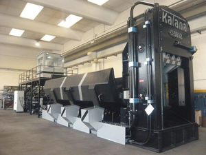 scrap metal baling press
