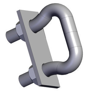 straight lifting shackle