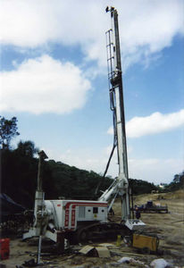 tunnel consolidation drilling rig