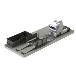 truck wheel washing system