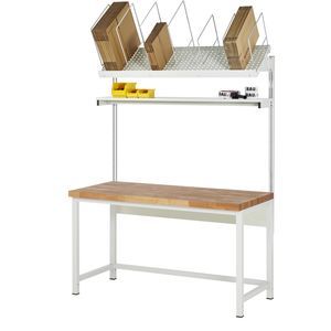 height-adjustable packing station 1