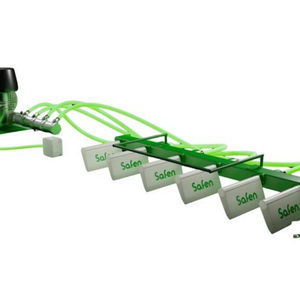 custom-designed nozzles blow-off system