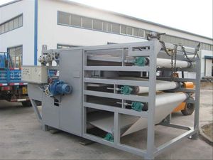 sludge dewatering dewatering press