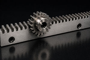 straight-toothed rack and pinion