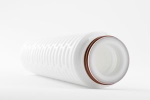 pleated fiber filter cartridge