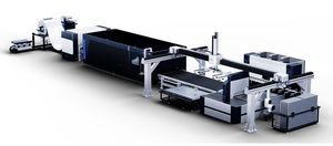 laser cut-to-length cutting line