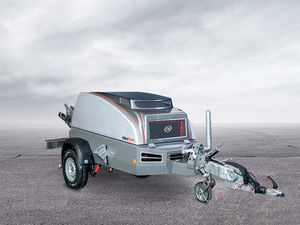 semi-trailer mounted floor-screed conveyor