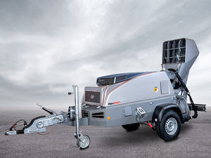 semi-trailer mounted floor-screed conveyor