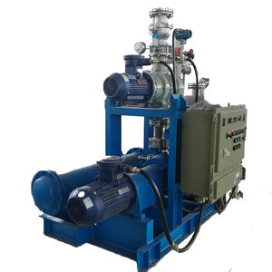 Roots pump vacuum unit