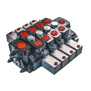 hydraulically-operated pneumatic directional control valve 1