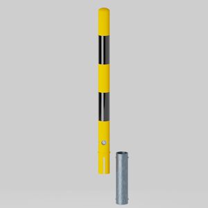 manual retractable bollard