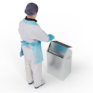 stainless steel trash bin 1