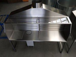 grinding process downdraft table