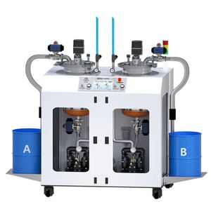 in-line supply and degassing system