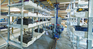 horizontal automatic storage system