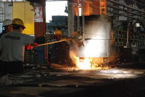 steel sand casting