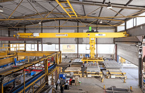 process crane for foundry applications