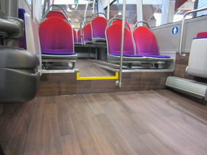 wooden floor covering