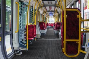 PVC train flooring