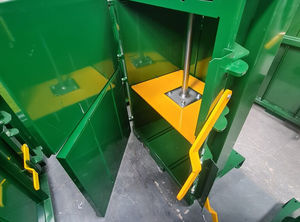 waste baling press