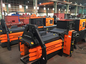 waste baling press