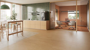 wooden floor covering