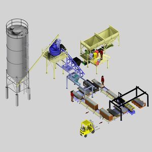 concrete product production line