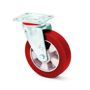 wheel with solid tire